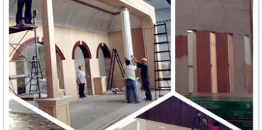 2014廣州家具展規(guī)模盛大，畢加圓滿完成搭建