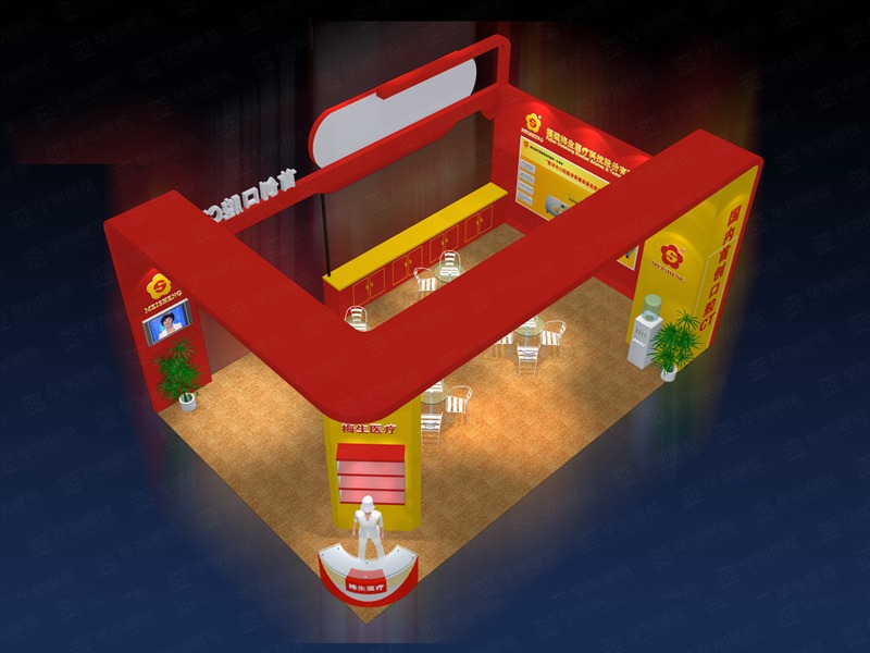 口腔展臺設計 口腔展臺設計