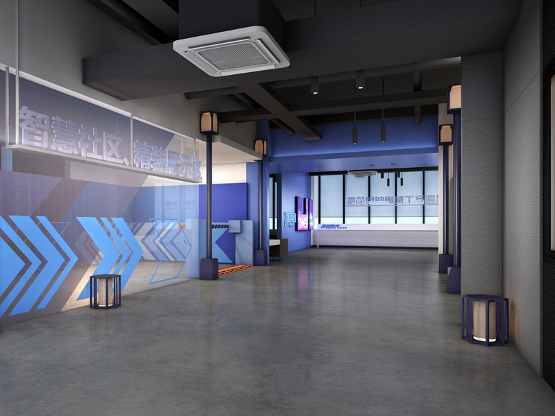 堅(jiān)朗—建材門(mén)窗辦公室展廳設(shè)計(jì)