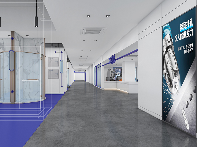 堅(jiān)朗—建材門(mén)窗辦公室展廳設(shè)計(jì)